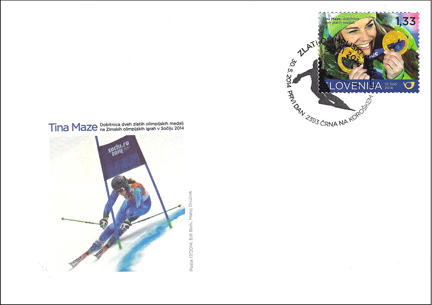 TINA MAZE - DOBITNICA DVEH ZLATIH OLIMPIJSKIH MEDALJ